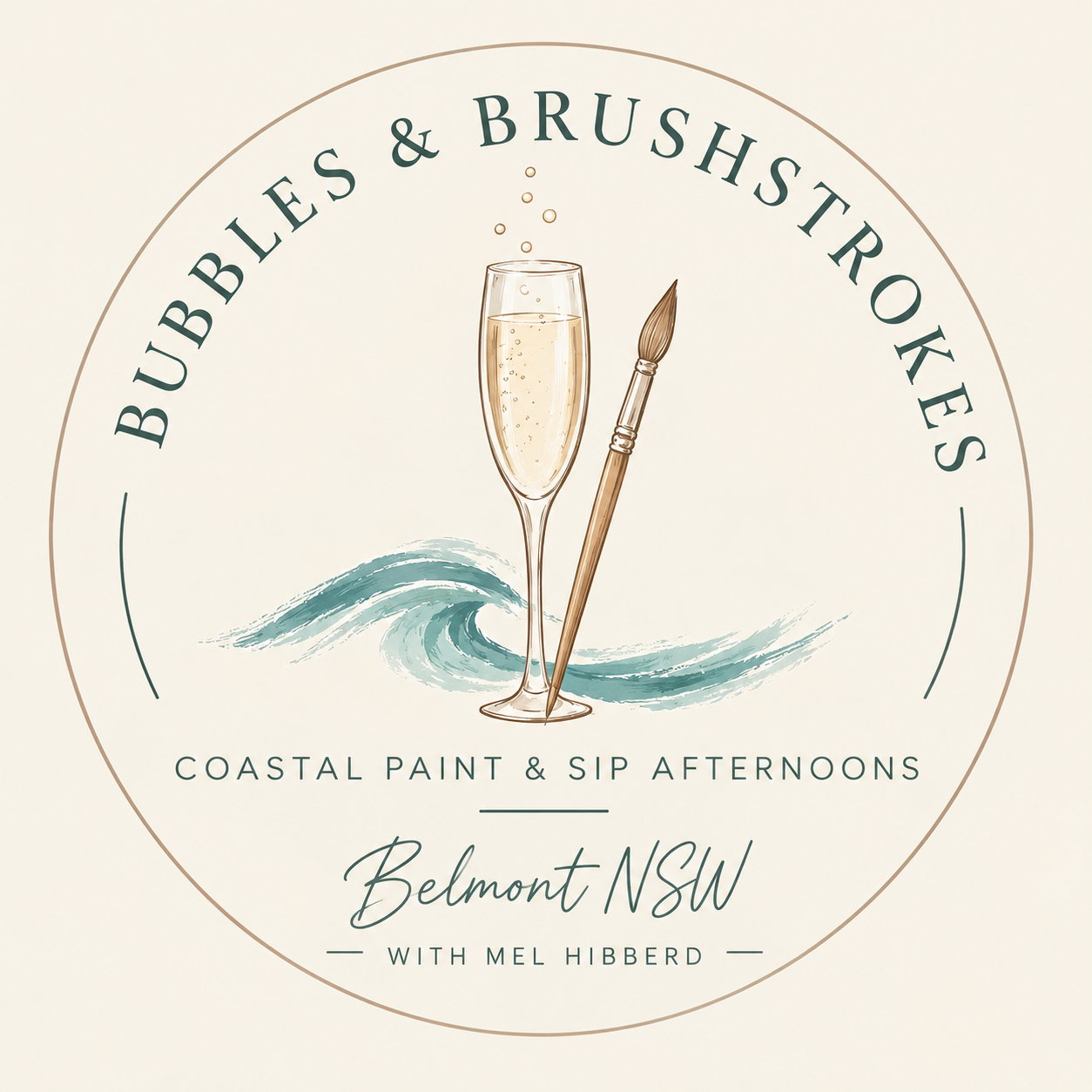 Coastal Paint & Sip afternoon - Belmont