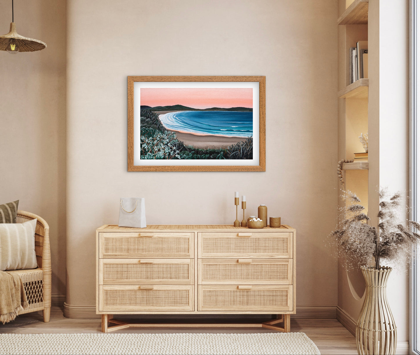 Rising & shining at Racecourse beach - Limited Edition Fine Art Print