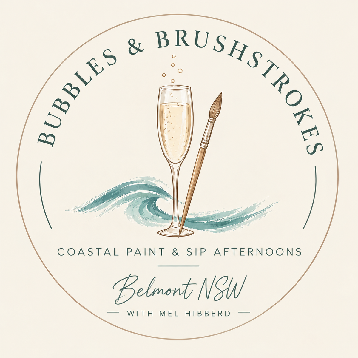 Coastal Paint & Sip afternoon - Belmont